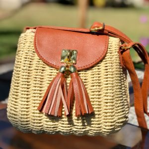 BOLSA ARTESANAL COM FRANJAS