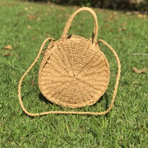 BOLSA REDONDA DE PALHA