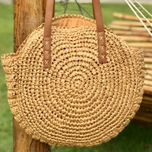 BOLSA ARTESANAL REDONDA GRANDE